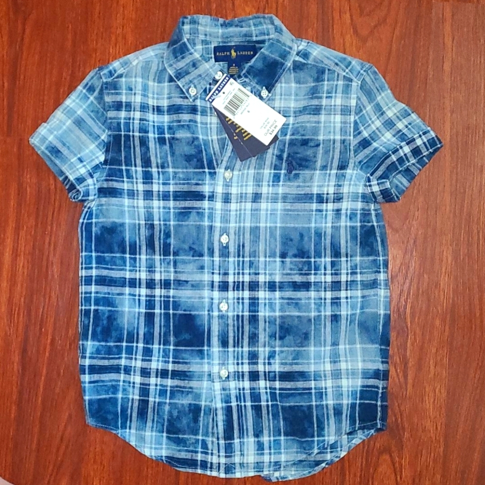 NWT boys button down - size 6